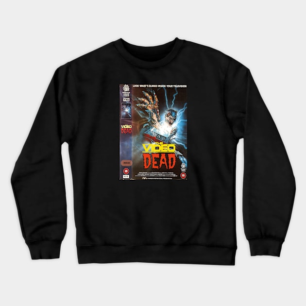 The Video Dead PAL VHS Crewneck Sweatshirt by An Era Gone